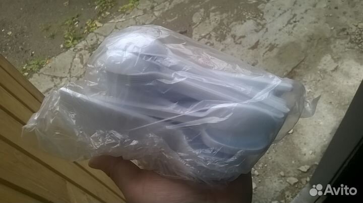 Одноразовая посуда пластмассовая