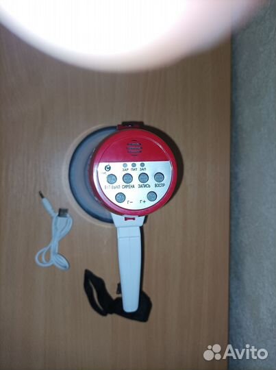 Громкоговоритель Ручной 10/15Вт аккум/сирена/зап