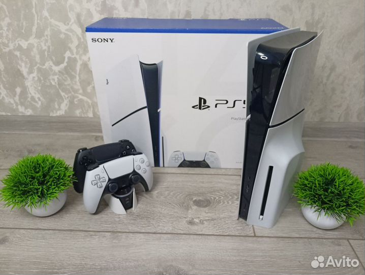 Sony playstation 5 slim 1tb с дисководом