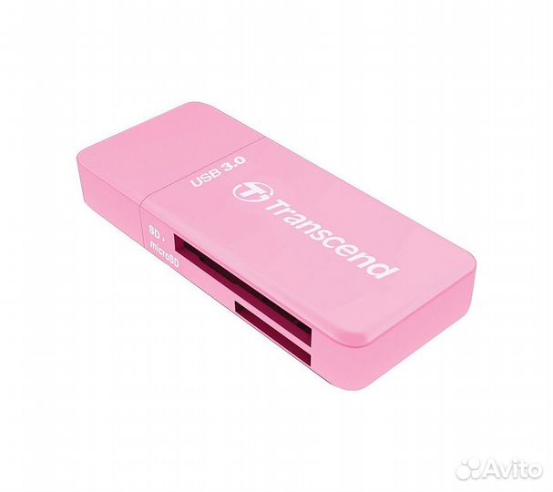 Картридер Transcend TS-RDF5R USB 3.0, розовый