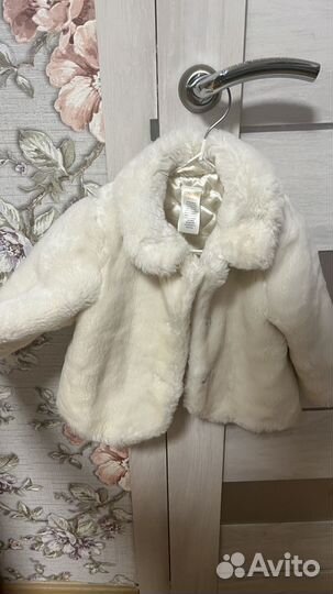 Шубка детская белая