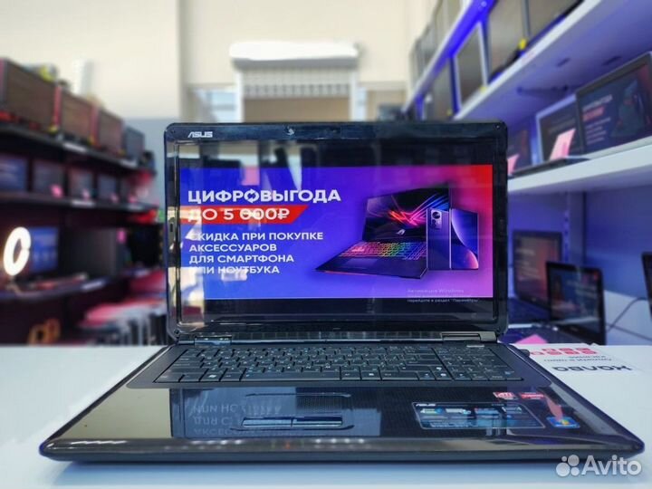Ноутбук Asus AMD Turion 4 гб