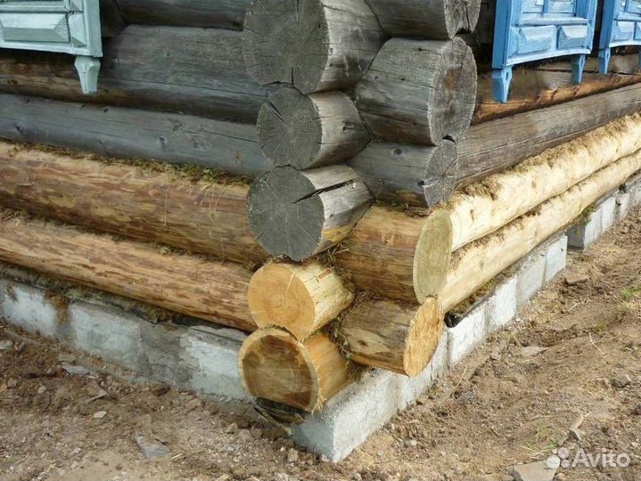 Замена нижних венцов