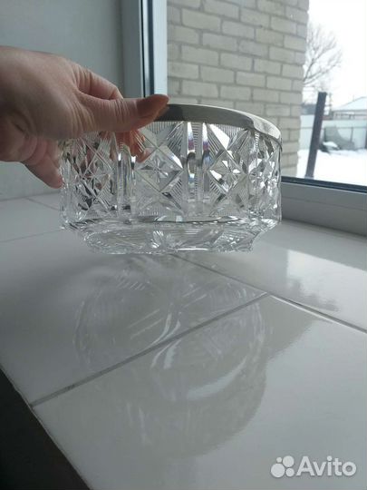 Конфетница,салатник хрустальный СССР