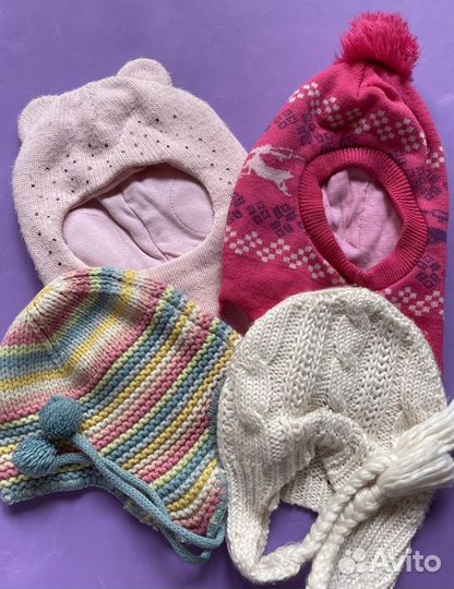 Шапка для девочки размер 50