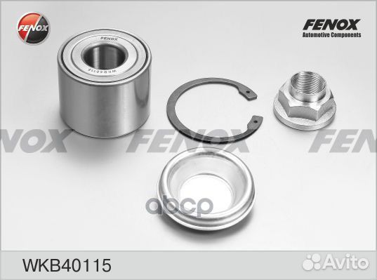 Подшипник ступицы, комплект зад прав/лев WK
