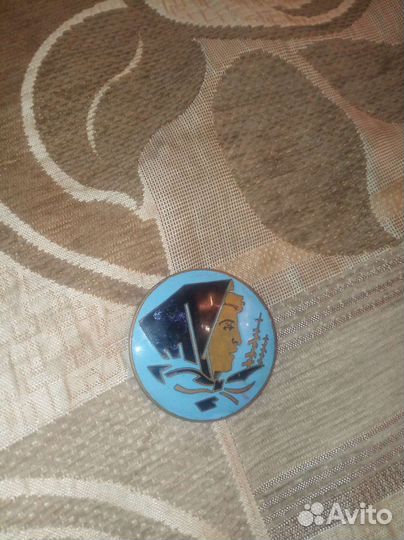 Брошь горячая эмаль СССР 