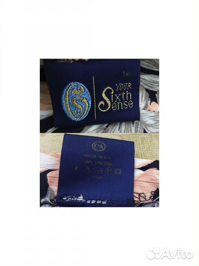 Юбка C&A, made in UK, вискоза UK 16