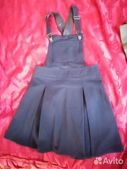 Школьная форма для девочки синяя 146