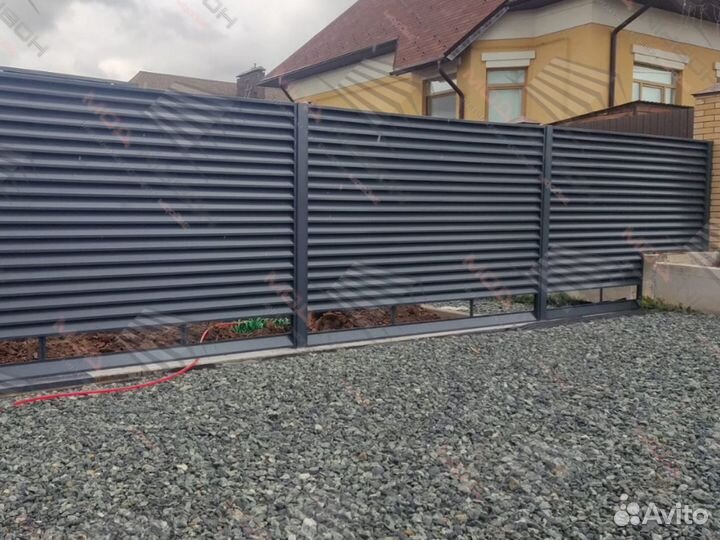 Забор жалюзи