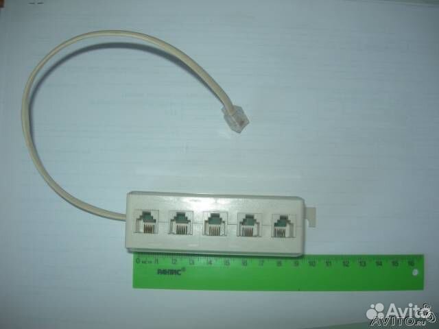 Коммутатор на 5 телефонных линий + выход