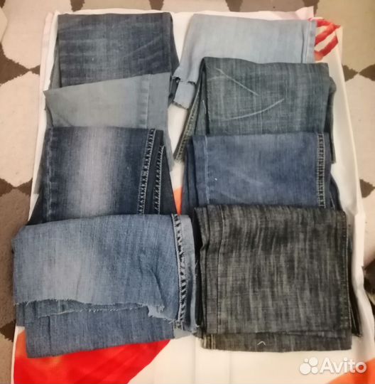 Джинсовые обрезки