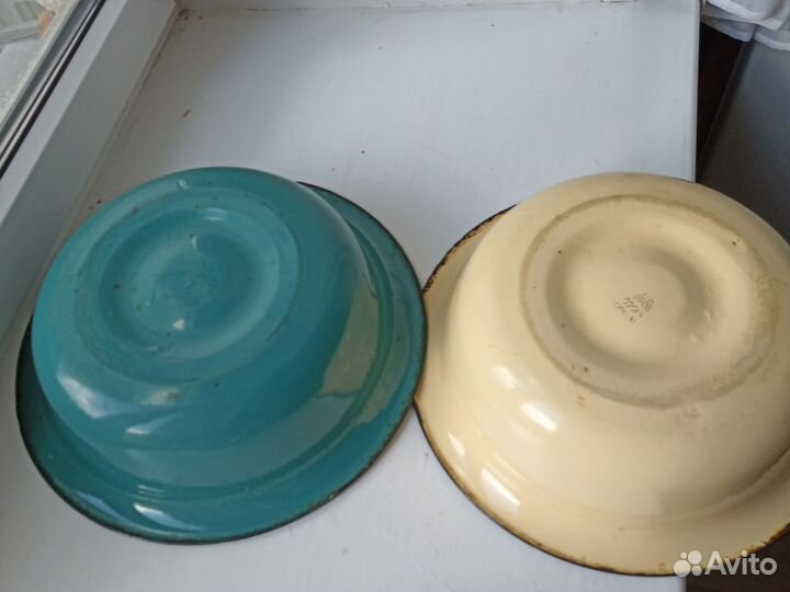 Посуда эмалированная бу СССР