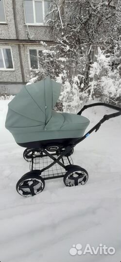 Коляска 2 в 1 эко кожа