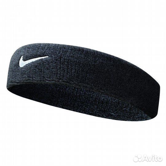 Повязка на голову nike headband swoosh черная