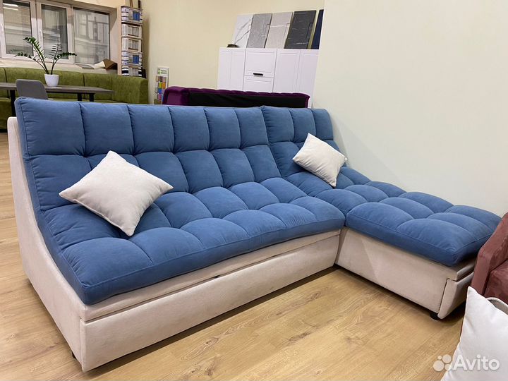 Диван Экзотик Люкс с оттоманкой