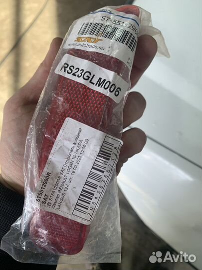 Катафота задняя правая Logan/Largus