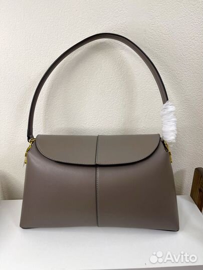 Сумка женская Tods натуральная кожа беж