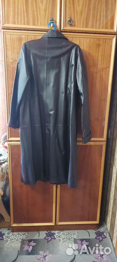 Кожаный плащ женский натуральная кожа