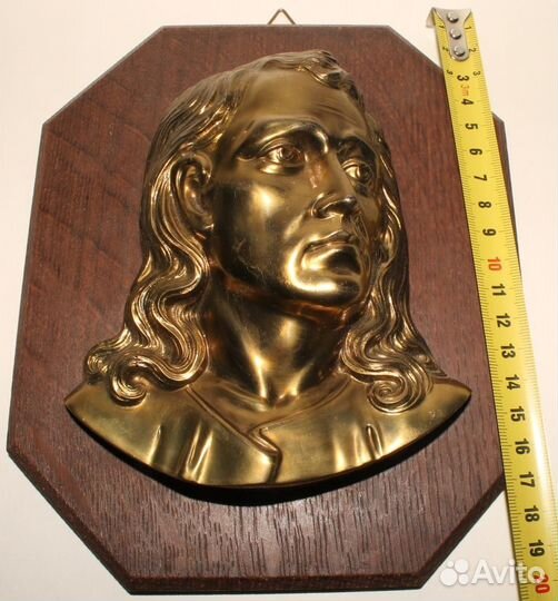 Старинный Барельеф Мужчины, Панно. Модерн. Европа