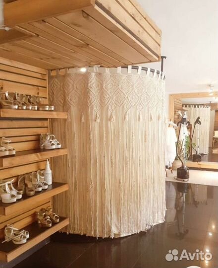 Занавеси хлопок макраме/занавески, шторы, гардины