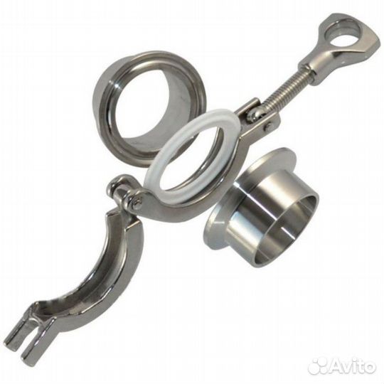 3-clamp, кламп с хомутом в сборе (1,5, 2, 3 дюйма)