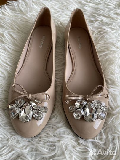 Балетки miu miu