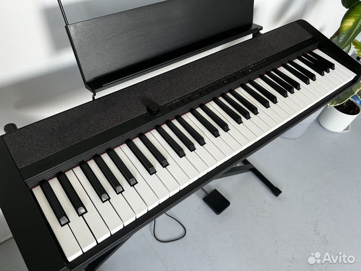 Цифровое пианино на гарантии casio ct-s1 bk