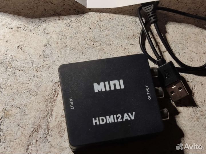 Конвертер hdmi 2AV mini