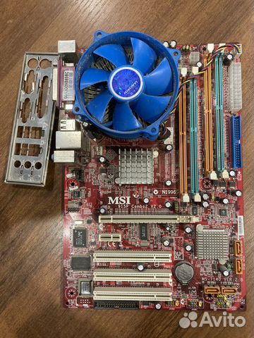 Материнская плата 775