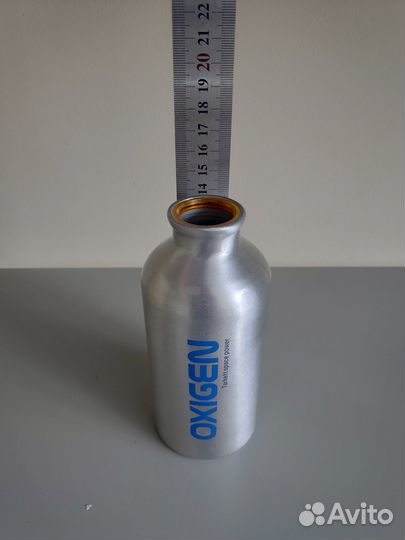 Бутылка спортивная для воды 400 мл алюминиевая