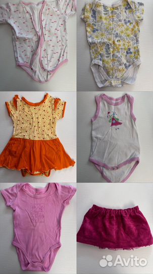 Вещи на девочку от 0 до 1,5 лет