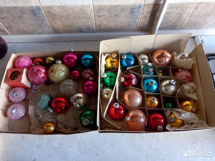 Елочные игрушки СССР