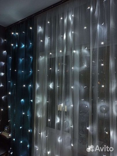 Гирлянда штора 3х3