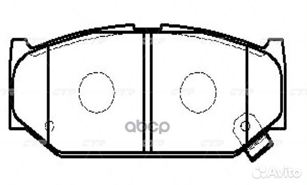 CKS-30 GK0970 Колодки тормозные дисковые пе