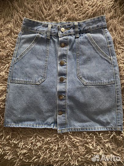 Юбка джинсовая