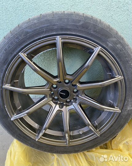 Разноширокие колеса в сборе R17