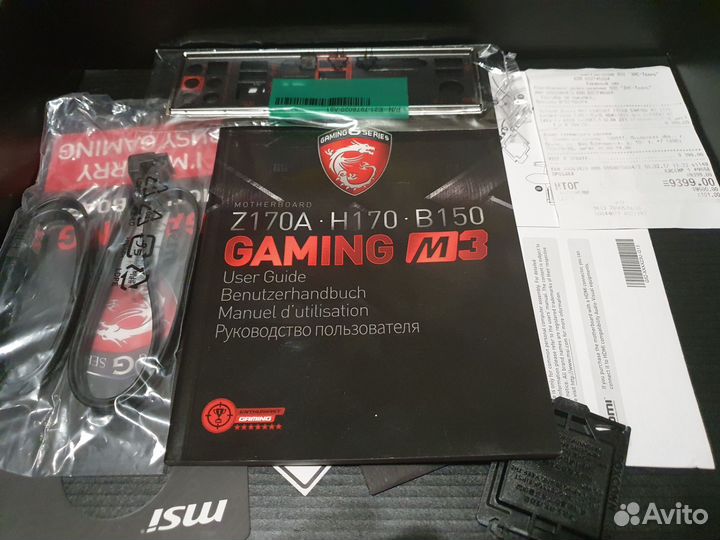 Материнская плата 1151 v1 msi z170