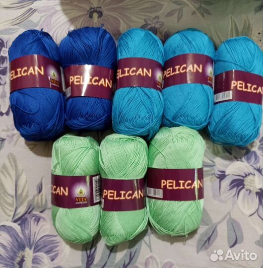 Пряжа vita cotton Pelican