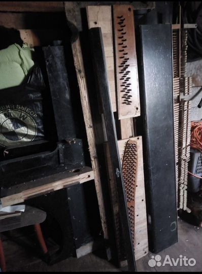 Пианино в разобранном состоянии