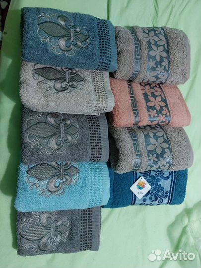Полотенца банные и лицевые новые