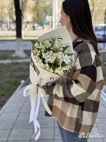 Букет из альстромерий