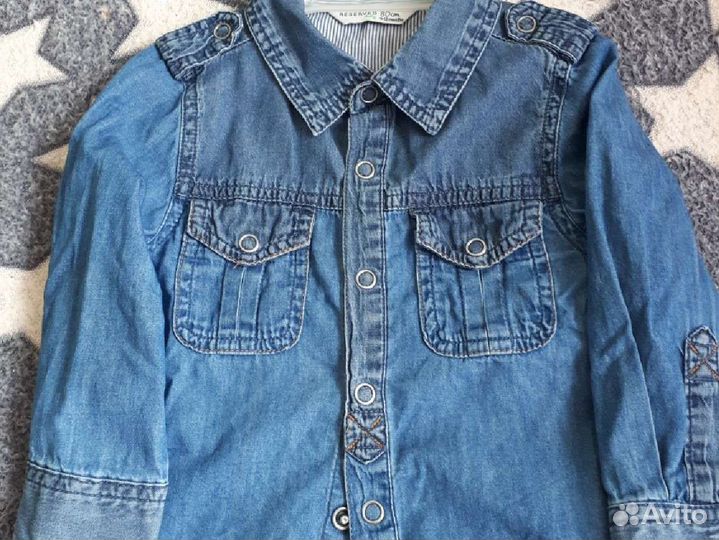 Джинсовая рубашка