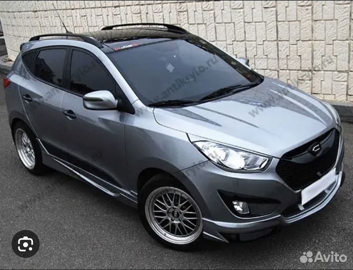 Аэрообвес, пороги на hunday ix35 / tukson