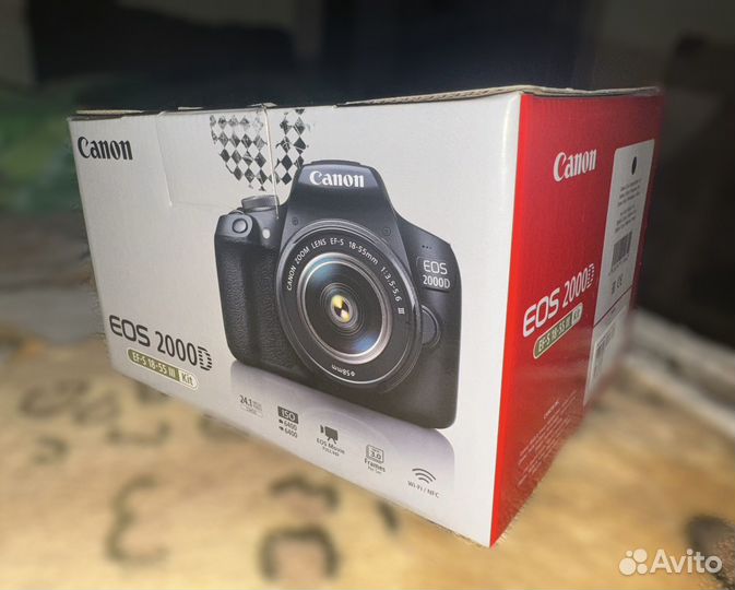 Фотоаппарат canon eos 2000d