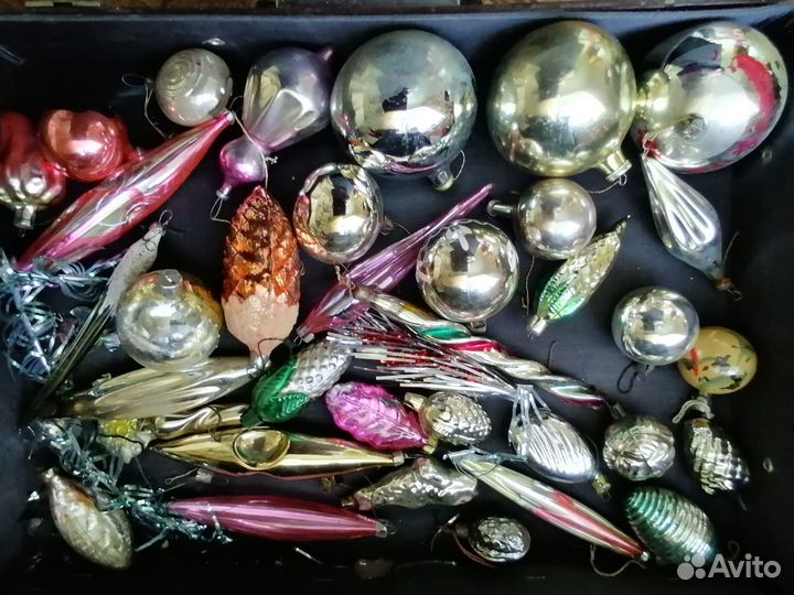 Елочные игрушки СССР одним лотом