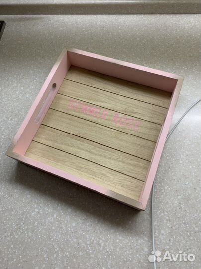 Поднос в стиле шебби шик