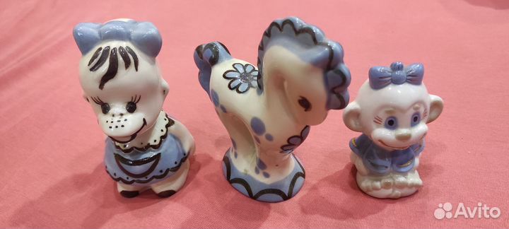 Фарфоровые статуэтки гжель