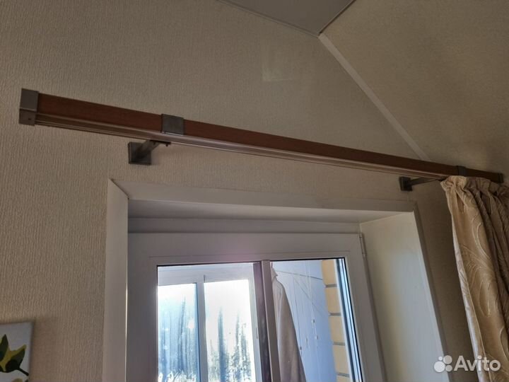 Карнизы для штор двухрядный металлический