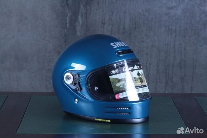 Шлем Shoei Glamster синий глянцевый